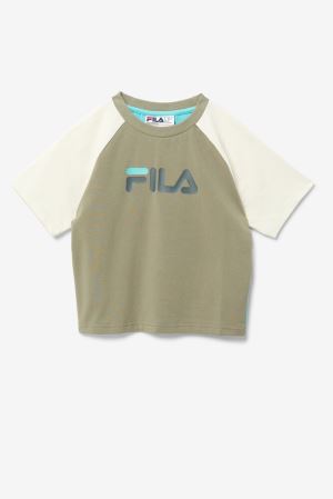 FILA Aisha Tee Shirts Blue / Turquoise,Womens Clothing | CA.VERLNA140